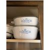 Image 11 : Contents of Cupboard Including Pyrex, Corelle, and Glassware