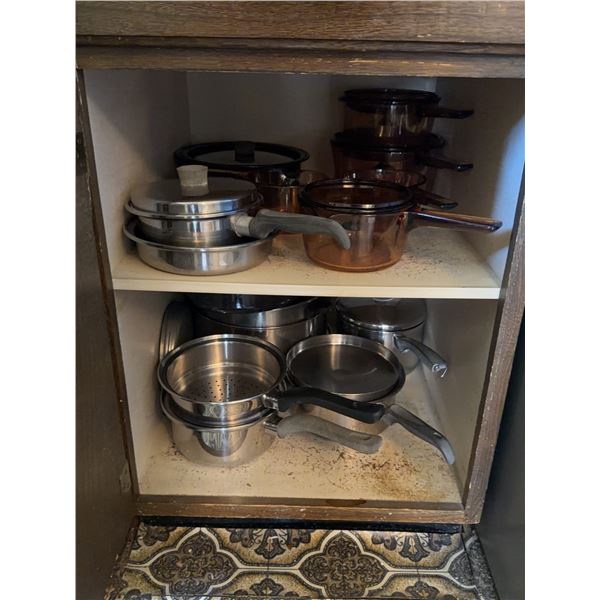Glass and Stainless Steel Pots and Saucepans