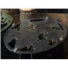 Image 5 : Cast Iron Pot Holders and Il Ruffino Vintage Wine Bottles