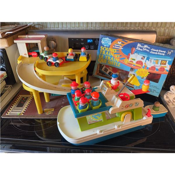 Fisher Price Vintage Little People Playsets with Accessories