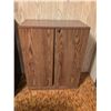 Image 4 : Woodgrain Storage Cabinet With 60 VHS Tapes