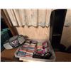 Image 1 : CD Music Collection with CD Player, Cassette Deck, and Storage Rack