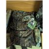 Image 2 : Hunting and Outdoor Gear Lot: Cabela's Camouflage, Thermoses, Winchester Sign