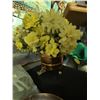 Image 4 : Horse Artwork, Tray, Metal Decor, and Faux Flowers Lot