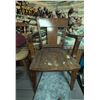 Image 3 : Wood Chairs, Cushions, Carpet Mats, and Folding Table
