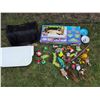 Image 1 : Cat Accessory Lot With Window Perch, Petmate Carrier, Toys and Bowls