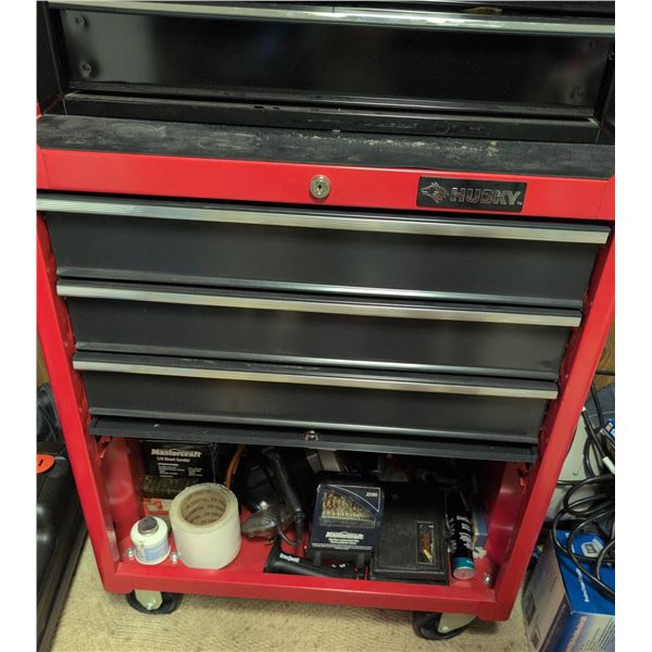 Husky Tool Chest With Mixed Hand and Power Tools