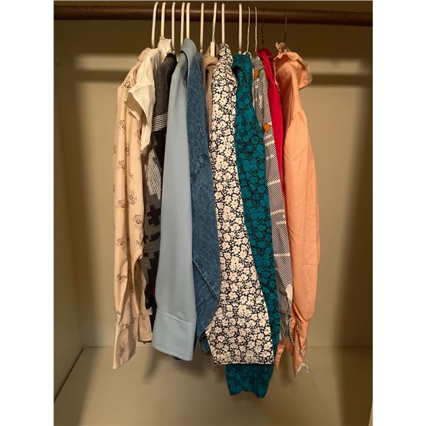 Vintage Women's and Men's Shirts and Sweaters, Various Brands, Sizes and Materials