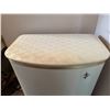 Image 2 : Vintage Mid-Century Hamper with Pajama Lot
