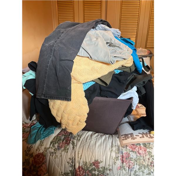 Women's Clothing Lot in Storage Bin