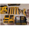 Image 2 : DeWalt Tool Lot with Heat Gun, Drill Bit Sets, Hole Saw, and Accessories