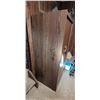 Image 3 : Wood-Look Two Door Standing Cabinet with Hanging Rod and Drawer