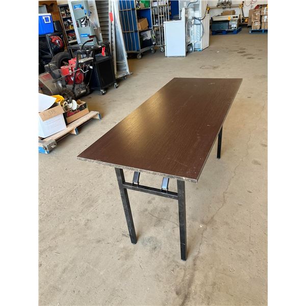 55"L x 24"w Rectangle Banquet Table w/ Folding Legs