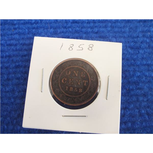 1858 Canadian Large Penny