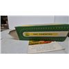 Image 22 : Vintage 1950s John Deere 12A pull Toy Combine Harvester with Original Box and Pamphlet. Pressed.