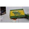 Image 26 : Vintage 1950s John Deere 12A pull Toy Combine Harvester with Original Box and Pamphlet. Pressed.