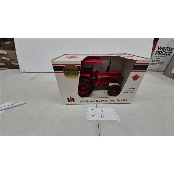 International 784 Die-Cast Tractor, 14th Ontario Toy Show 1999, Autographed by Joseph L. Ertl