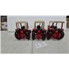 Image 10 : Ercoin International Harvester 86 Series Die-Cast Tractors, 1086 and 986 and 886 Models, Set of 3.
