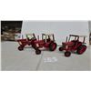 Image 1 : Ercoin International Harvester 86 Series Die-Cast Tractors, 1086 and 986 and 886 Models, Set of 3.