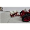 Image 10 : International Harvester Hydro 1026 Farmall Tractor and IH Grain Drill Replica Setdie cast