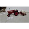 Image 1 : International Harvester Hydro 1026 Farmall Tractor and IH Grain Drill Replica Setdie cast