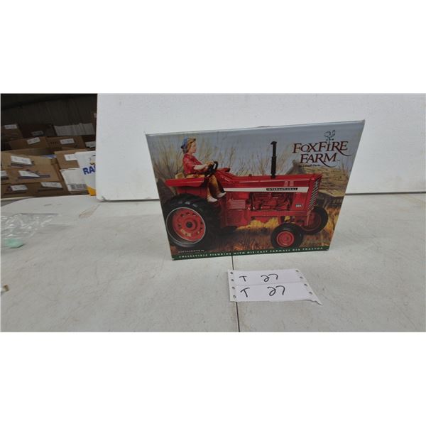 Ertl Foxfire Farm Miss Charlotte #6 Figurine with Die-Cast Farmall 826 Tractor by Lowell Davis