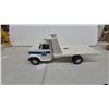 Image 6 : Vintage ertl Ford C-Series Flatbed Equipment Hauler Toy Truck with Winch, Late 1960s-Early 1970s.