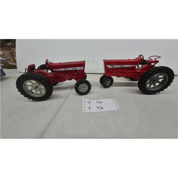 Tru-Scale 891 and 890 Die-Cast Toy Tractors