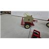 Image 12 : Vintage Ertl International Harvester Farm Wagon, IH Seed Drill, and McCormick Disc Harrow. Metal.