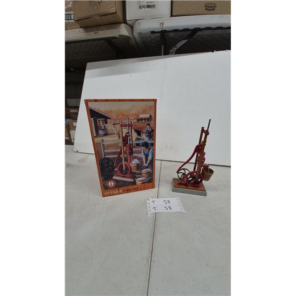 Ertl 1/7 Scale Antique Pump Jack Highly Detailed Die-Cast Metal Model with Movable Gears and Pump
