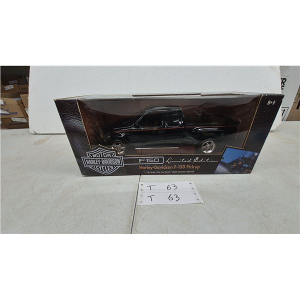 Harley-Davidson Ford F-150 Pickup Limited Edition 1/18 Scale Die-Cast Model, Black