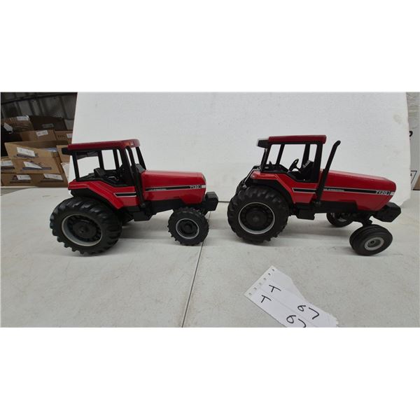 Case International Magnum 7130 and 7120 Die-Cast Toy Tractors, Late 1980s to Early
