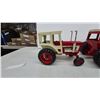 Image 12 : 1 x International Harvester 1586 V8 and 2 x 1486 Die-Cast 1/16 Scale Toy Tractors with Dual Stacks