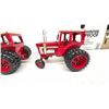 Image 2 : 1 x International Harvester 1586 V8 and 2 x 1486 Die-Cast 1/16 Scale Toy Tractors with Dual Stacks