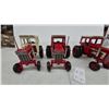 Image 7 : 1 x International Harvester 1586 V8 and 2 x 1486 Die-Cast 1/16 Scale Toy Tractors with Dual Stacks