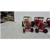 Image 8 : 1 x International Harvester 1586 V8 and 2 x 1486 Die-Cast 1/16 Scale Toy Tractors with Dual Stacks