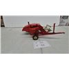 Image 1 : 1950s tru scale pull type combine model c. 406. Pressed steel