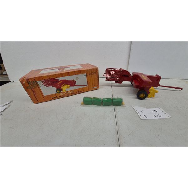 Ertl 1/16 Scale Die-Cast New Holland 100th Anniversary Square Baler with Box and Bales