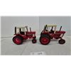 Image 1 : International Harvester Hydro 186 and 1586 Die-Cast Toy Tractors with Cabs