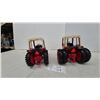 Image 9 : International Harvester Hydro 186 and 1586 Die-Cast Toy Tractors with Cabs