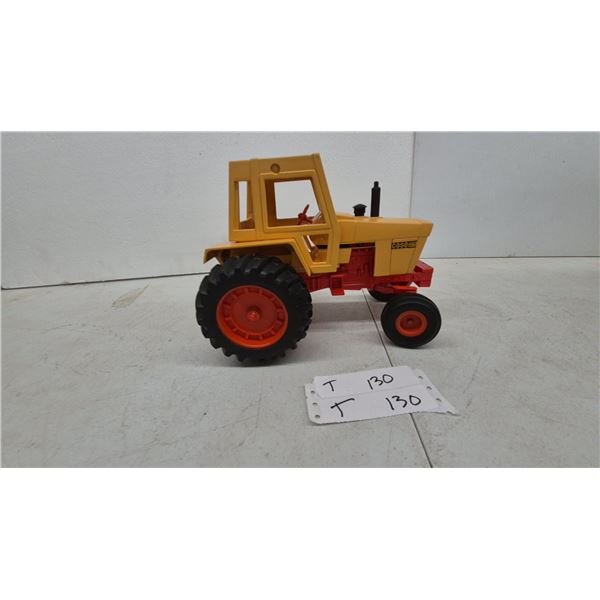 Case 1370”504 Turbo" Die-Cast Toy Tractor with Cab, Yellow and Red