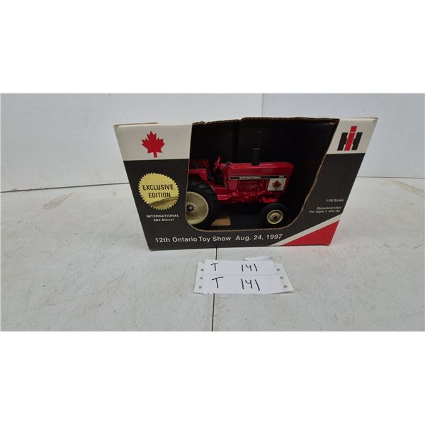 International 684 Diesel Tractor Die-Cast 1/16 Scale 12th Ontario Toy Show 1997 Exclusive Edition