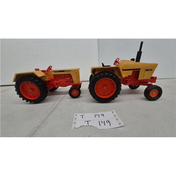 Case 1030 Comfort King and Case 1270 Agri King 451 Turbo 1/16 Scale Die-Cast Toy Tractors
