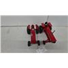 Image 5 : Teeswater Farmall 806 and International 756 Die-Cast Model Tractors with White Side Panels