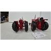 Image 8 : Teeswater Farmall 806 and International 756 Die-Cast Model Tractors with White Side Panels
