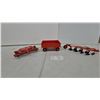 Image 1 : Ertl Case Toy Farm Implement Set: of Set of 3 Gravity Wagon, 4-Bottom Moldboard Plow and Disc