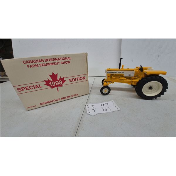 Minneapolis-Moline G-750 1/16 Scale Die-Cast Tractor, 1998 Canadian Farm Show Special Edition