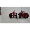 Image 7 : Farmall 806 and International 856 Narrow Front Die-Cast Toy Tractors