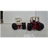 Image 8 : International Harvester 1456 Turbo and 1486 Die-Cast Model Tractors with Cabs and Duals. Die-Cast