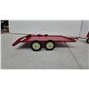 Image 10 : Ertl International Low Bed Trailer, McCormick Barge Wagon, and McCormick manure Spreader. Metal or